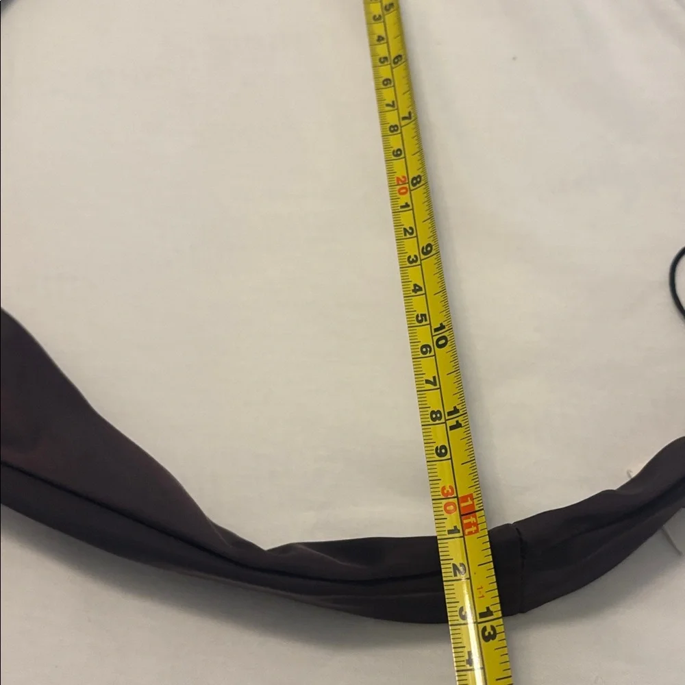 Babaton Aritzia Access Satin Bag Plum Hobo bag oversized deep purple large NWT - Picture 13 of 15